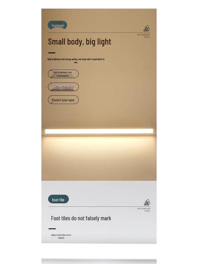 T5 T8 Integrated LED Tube Light, 1.2m Energy-Saving Strip for Living Room, Cabinet, or Workshop