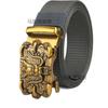 Belt, Men's Automatic Buckle Toothless Business Casual Men's Belt, Young People's Personality Trendy Nylon Canvas