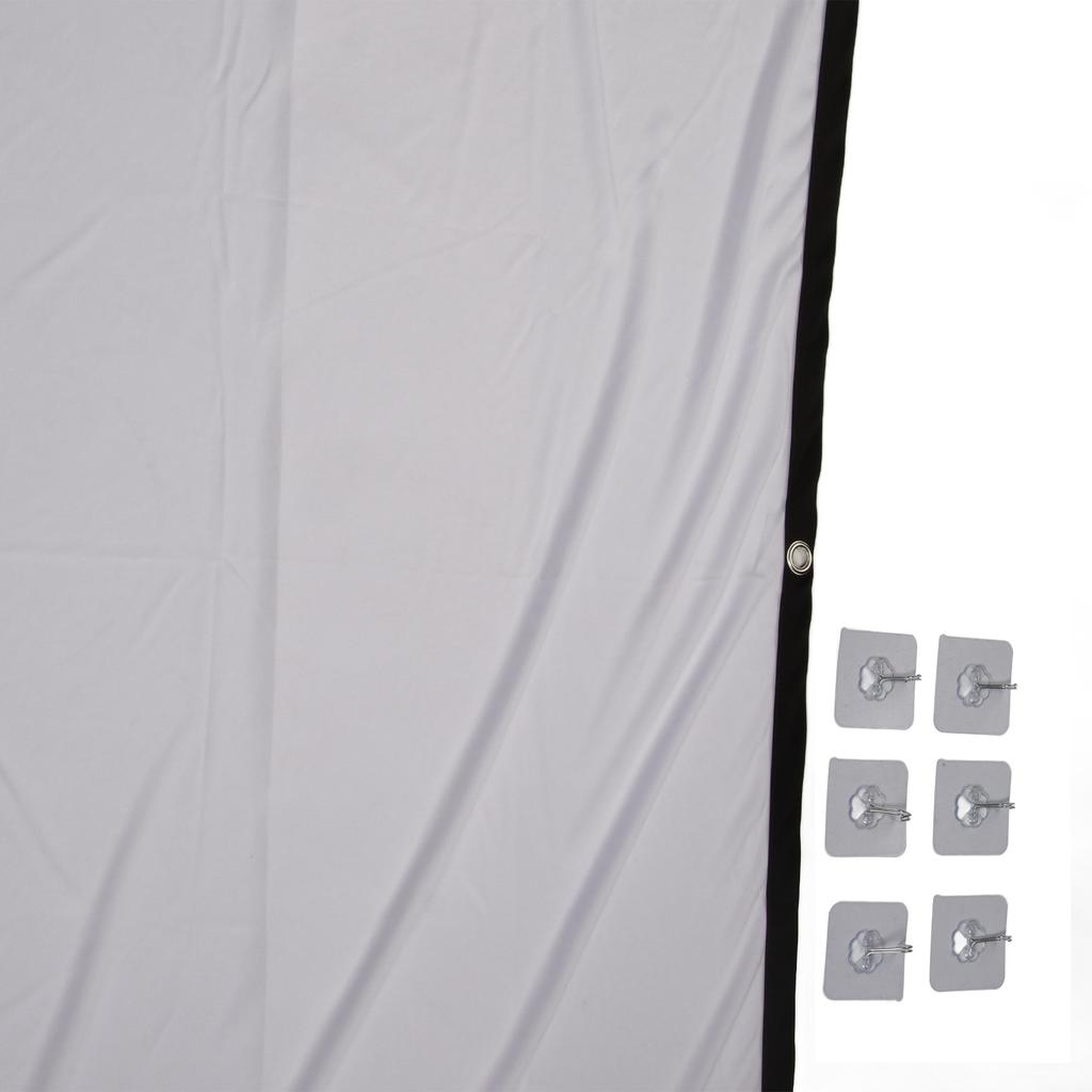 Projection Screen HD Foldable Portable Wrinkle Resistant Projector Movie Screen for Indoor Outdoor