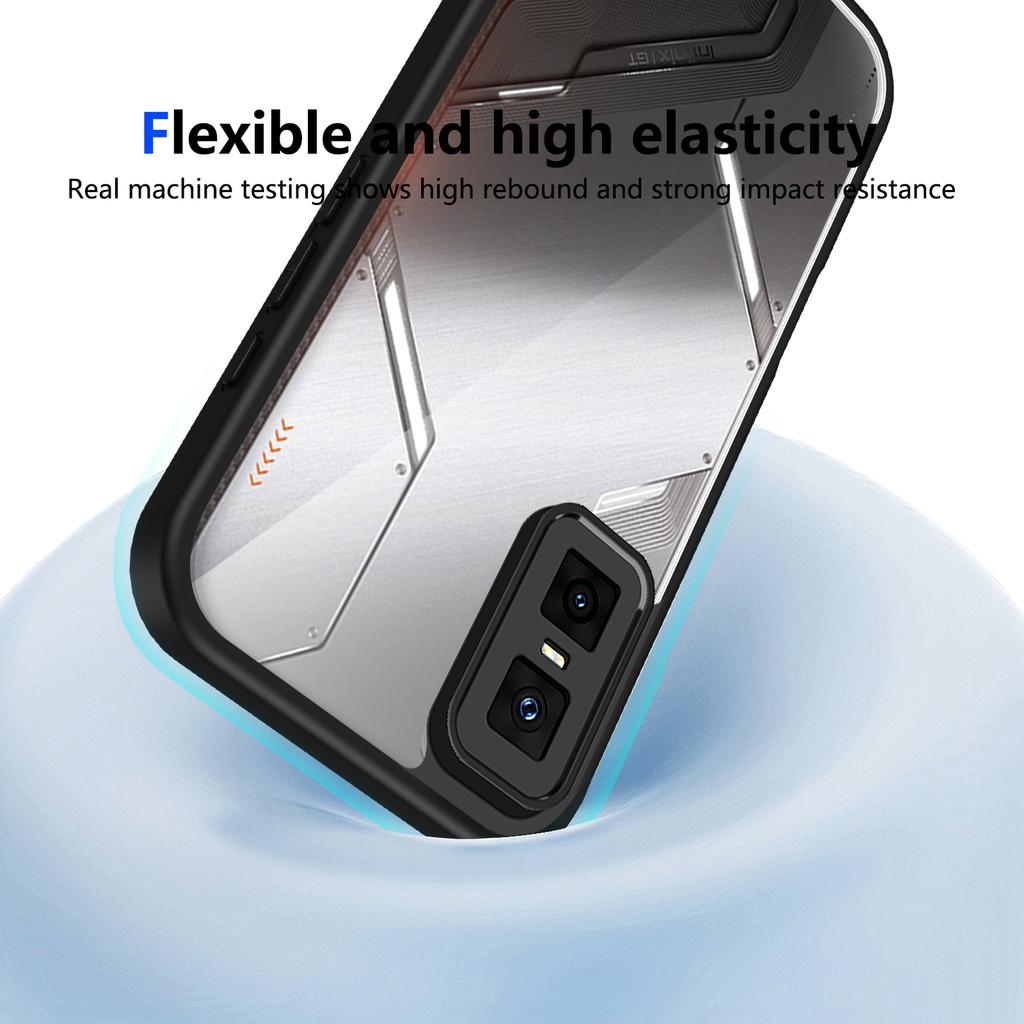 Transparent Acrylic Case for Infinix GT 30 20 Pro GT30 GT20 Pro PC Back Bumper Shockproof Clear Phone Cases Cover