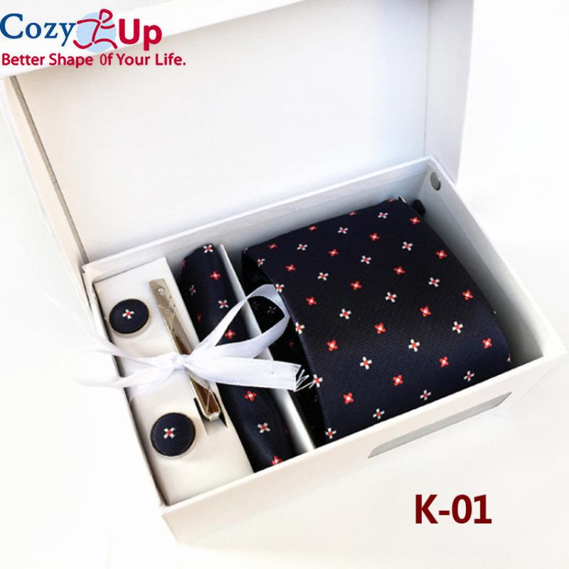 

Уютные шелковые галстуки с принтом пейсли, синие, красные, желтые, для мужчин, свадебный галстук, нагрудный платок, зажимы для галстука, запонки 1