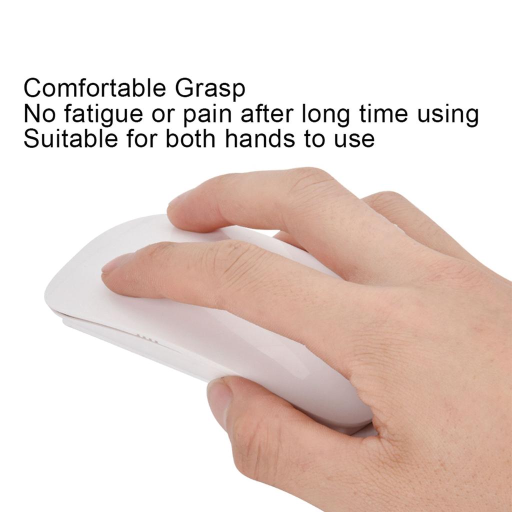 TM823 High Sensitivity 1200DPI 2.4GHz Wireless Touch Mouse   Positioning for Laptop Note White