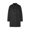 CROQUIS Men's H-Line Double-Faced Wool Overcoat