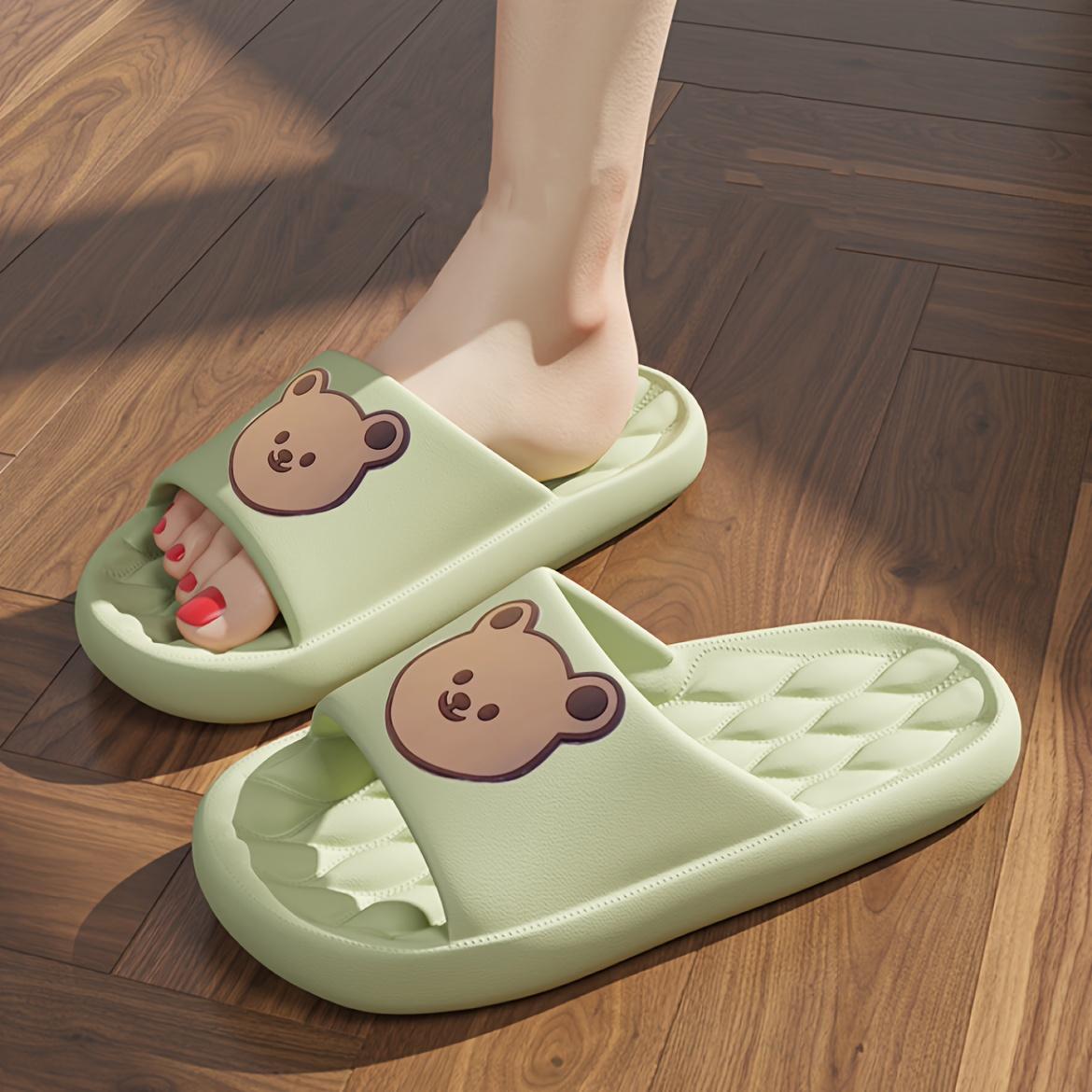 

Заказывайте на один размер больше Летние женские тапочки Повседневная обувь с мягкой подошвой Удобные тапочки Домашние тапочки Тапочки для душа 40-41 зелёный