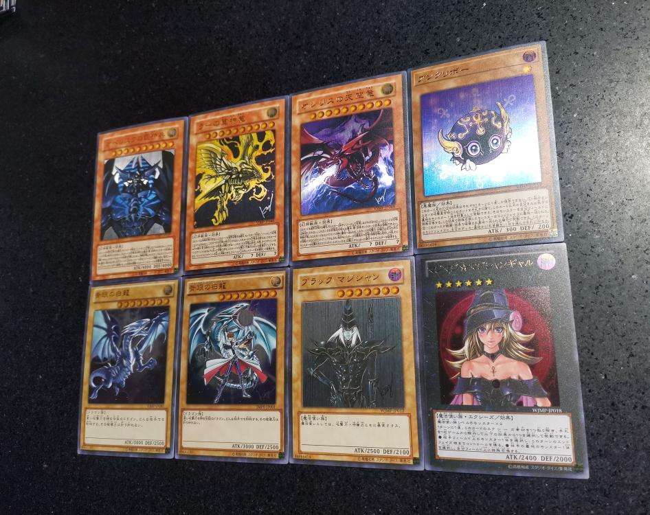 Faça você mesmo 8 peças/conjunto Yu-gi-oh! Coleção de Cartas Feita em Casa Vidro Flash Dourado Laser Flashs Brinquedo de Anime Presente Desenho Animado