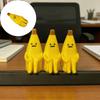 3D Printed Banana Figurines Decorative Ornament Banana Statue Sculpture for Home Office Desktop Decors Housewarming Gift
