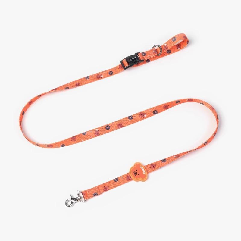 Adjustable Dog Collar Leash Set Small Medium Dogs Corgi French Bulldog Teddy