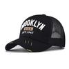 Baseball Cap Adult Net Cap Summer Hat Mesh Hat Air Permeable Ventilated Hat Unisex Brooklyn Usa 3D Embroidered Stitching Shade Spring Autumn Cap