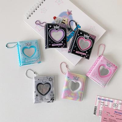 1 kus Mini 2palcové album na fotografie Držák na fotokarty Kpop Fotoalbum Idol Binder Držák na fotokarty Kniha na sbírání karet