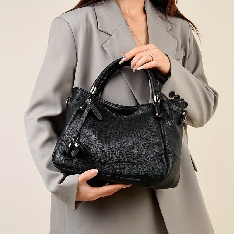Lychee Pattern Portable Tote Bag Single Shoulder Messenger Women's Bag