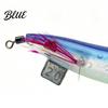 Cuttlefish Sleeve Bait 5Pcs Luminous Squid Jig Hook Kit, Saltwater Glow Fishing Jigs, In The Dark Lure Shrimp with Feather, Outdoor Tackle Bionic