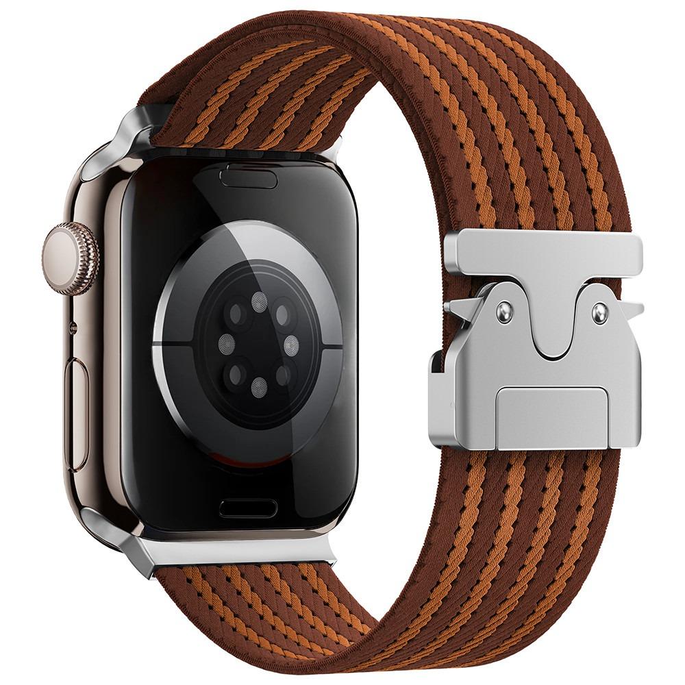 URVOI Elastic Band for Apple Watch Ultra 2 1 Series 10 9 8 7 6 5 4 SE Nylon braided strap for iWatch parachute buckle wristband