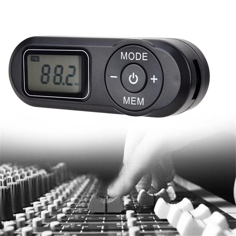 Mini Digital Display FM Receiver LCD Display Pocket Radio Practical Portable FM Radio  Walking