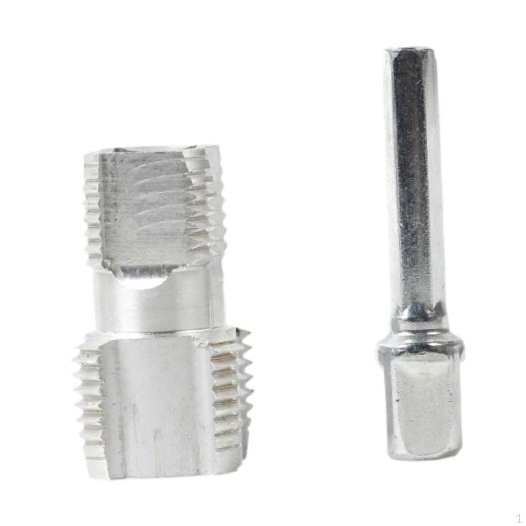 NPT Pipe Tap Set for Electric Drill Home Renovation Thread Cutter 1/2 In 3/4 Maintenance Plumbing