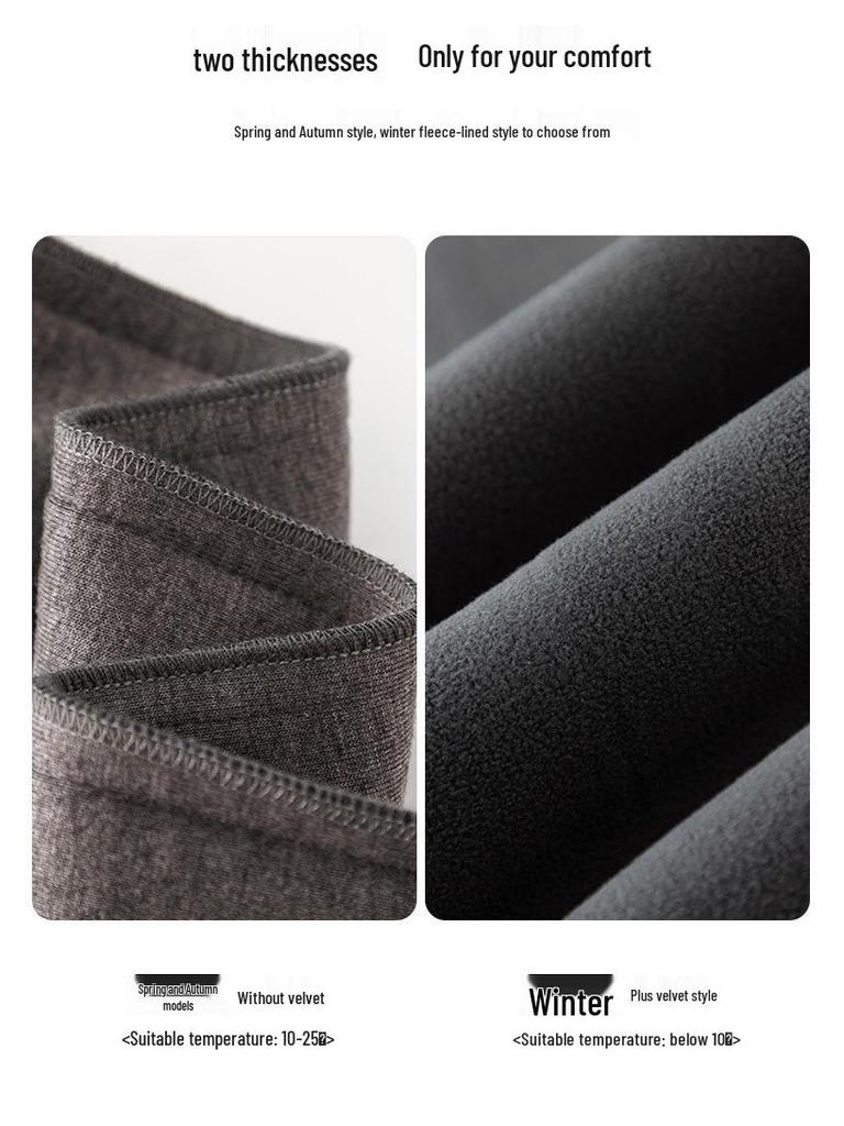 Yifei 2024 Warm Mulberry Silk & Wool Pants - Comfortable, Figure-Flattering Winter Wear