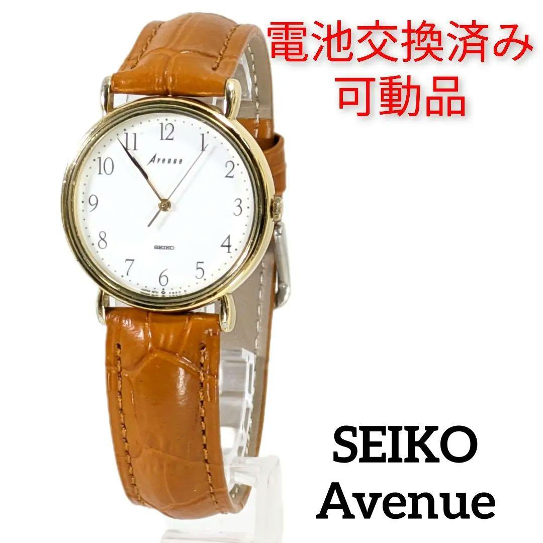 

[USED] SEIKO Avenue Men s P-55 with battery strap replacement and working condition
