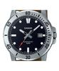 Casio Standardní analogový béžový řemínek z pryskyřice černý ciferník Quartz pánské hodinky MTP-VD01-5E