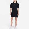 Nike Casual Loose Soft Comfortable Breathable Round Neck Short Sleeve Dress Women Dresses Black DM4664-010