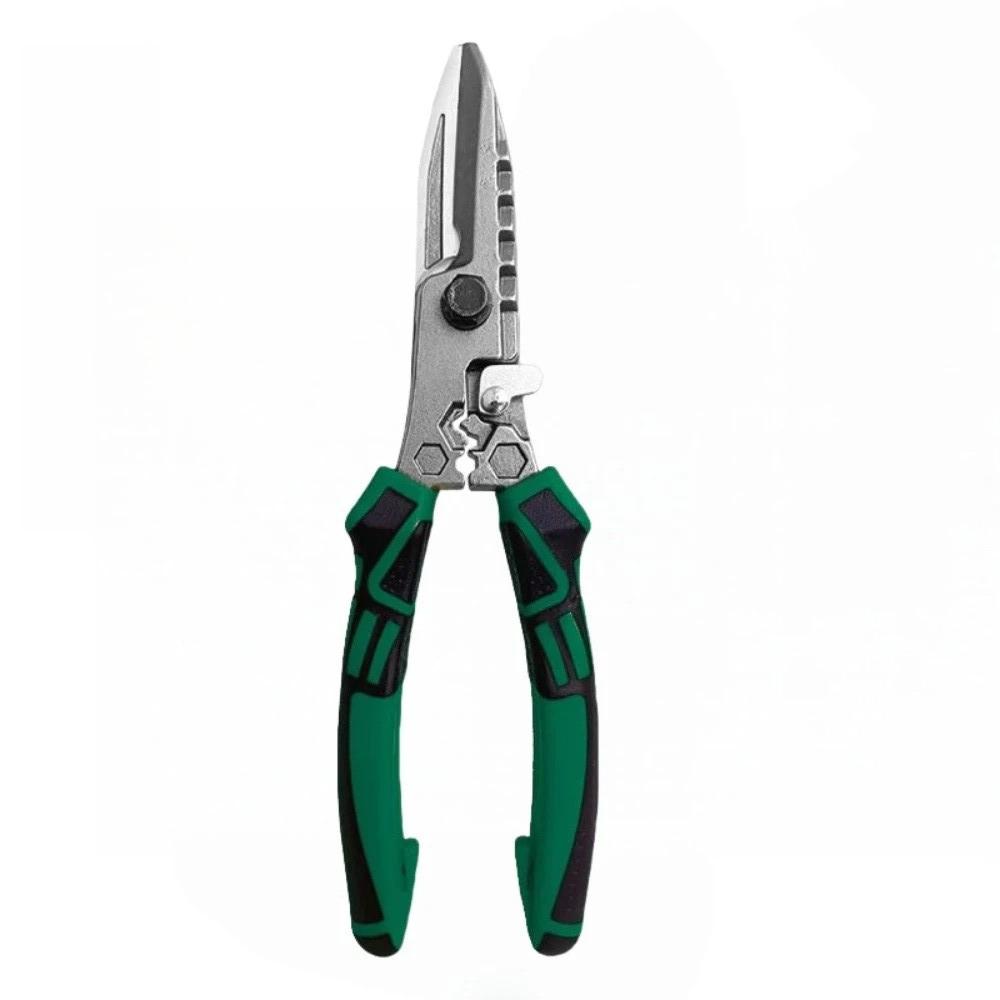High-Quality Stainless Steel Metal Cutting Shears Heavy-Duty Tin Snips Electrical Maintenance