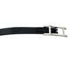 HERMES Bangle HMetal leather Bapi bracelet black leather Used