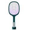 Fly Racket 5W LED Rechargeable Bug Bat Electric Portable Pest Control Device, Star Moon, Green