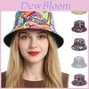 Duck Print Vintage Doublesided Fisherman Hat With Sun Protection For Outdoors