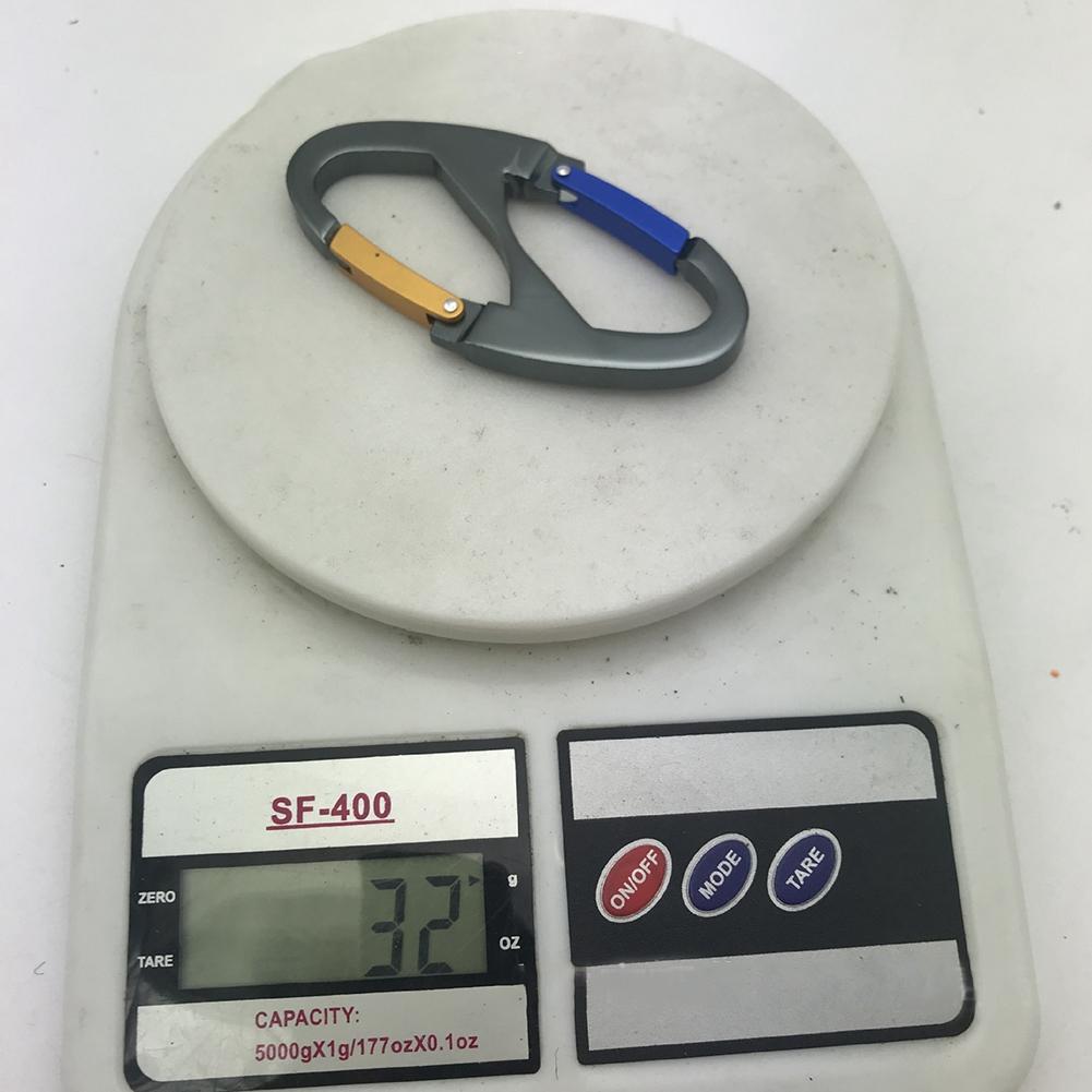 Aluminiumlegierung Outdoor Bergsteiger Karabiner Multifunktionale Sichere Schloss Schnalle