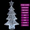 Christmas Tree with 160 Cold White LEDs 150 cm Acrylic