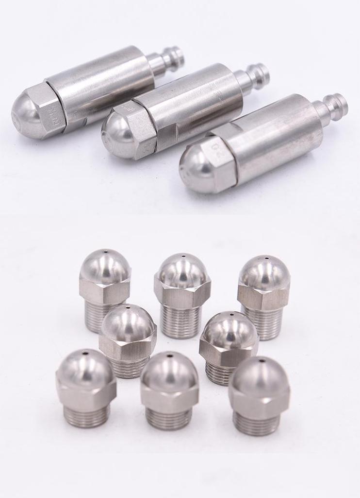 Stainless Steel Fine Mist Atomization Nozzle for Combustion, Cooling, and Dust Removal