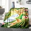 1pc T-Tinkerbell2 Blanket, Gift, for Men and Women, Soft Blanket, Good for Sofa Bed Couch Travel, Lightweight Flannel Blanket
