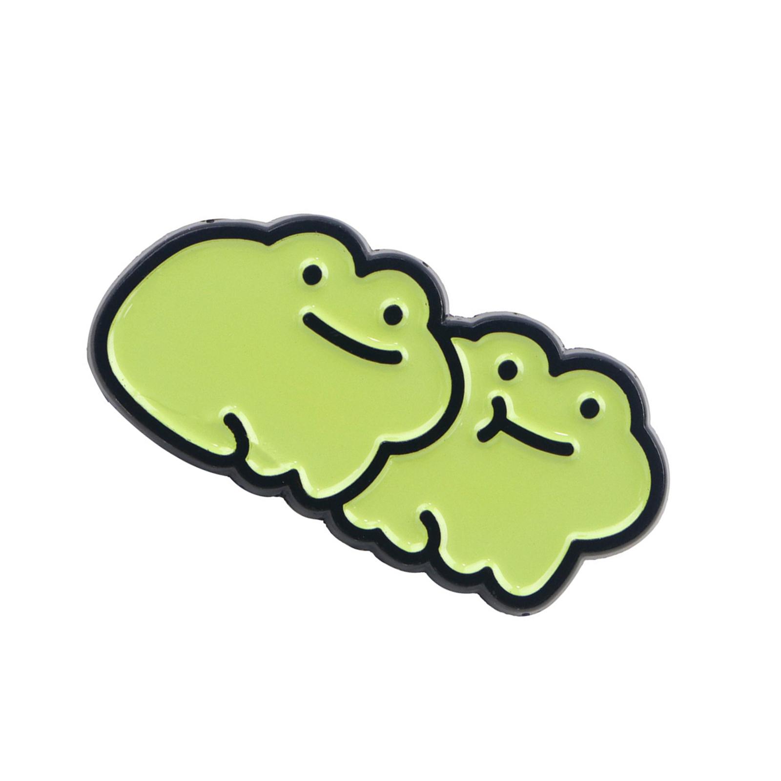 

Очаровательная булавка для лацкана в виде лягушки, украшение в виде животного, брошь, ювелирное украшение, идеально подходящее для сумок, шляп и джинсовых изделий, модные аксессуары 3