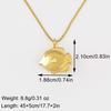 Nidin Simple Fashion Fish Shape Charm Pendant Necklace 3 Styles For Women Men Copper Micro Inlaid Zircon Daily Party Jewelry
