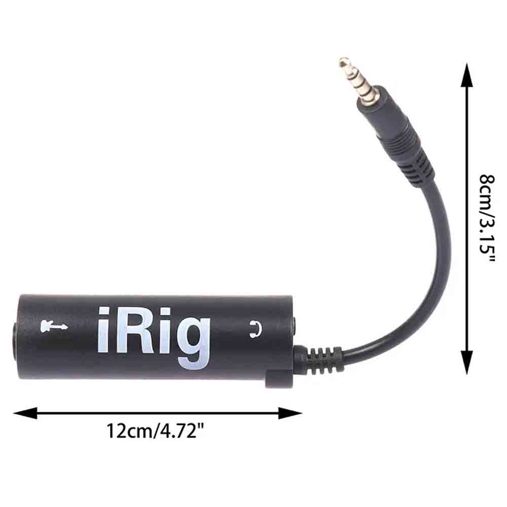 Applicable To Apple Guitar Audio Cable Audio Adapter Applicable To iPhone/ipad Guitar Cable Irig Converter