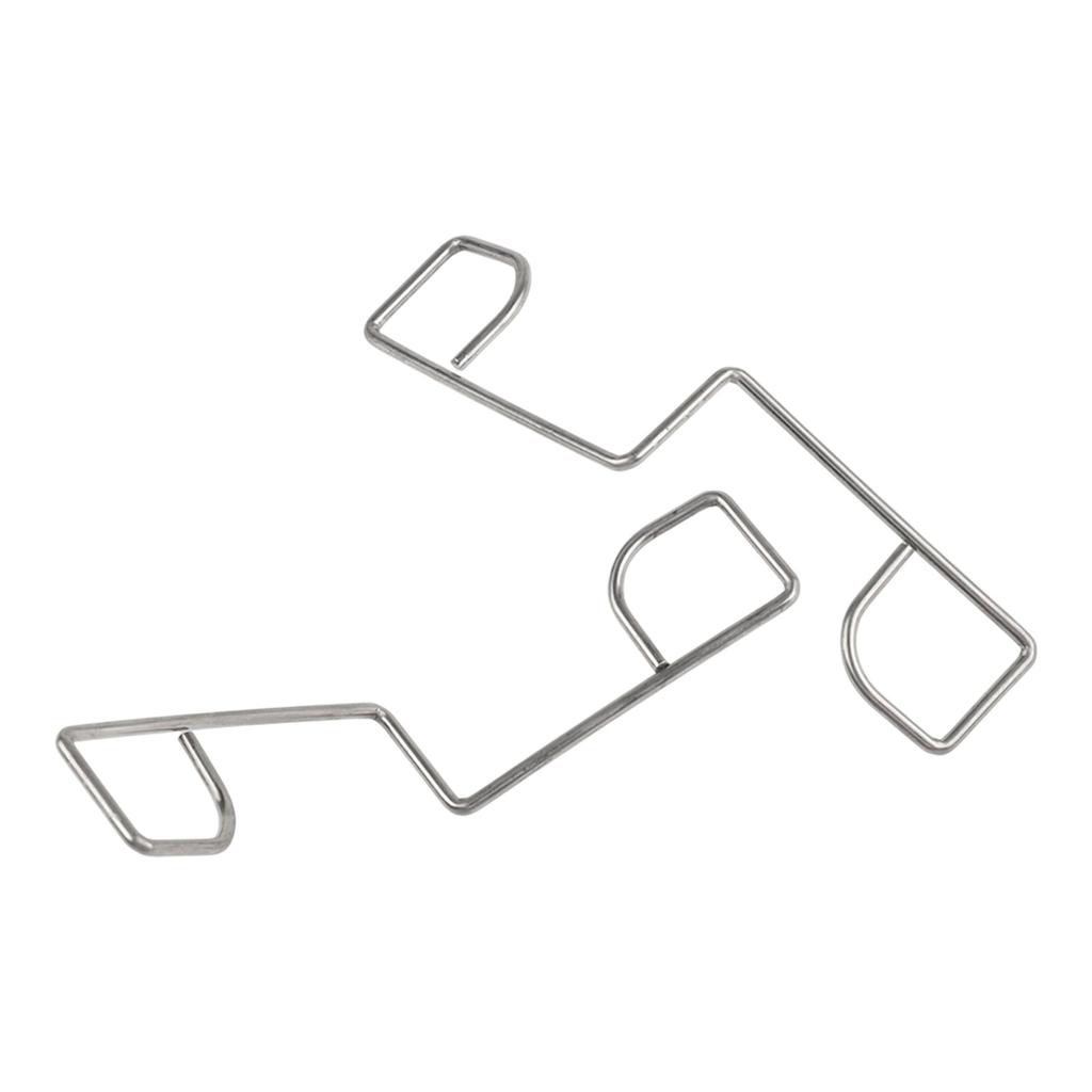 25/50PCS Fence Panel Clip Stainless Steel Fence Panel Wedges Stop Rattling & Enjoy Peace Sliver Garden Tool Accessories