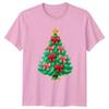 Christmas Tree Bows Holiday Unisexs TShirt Unisexs Tee Graphic Unisex Top