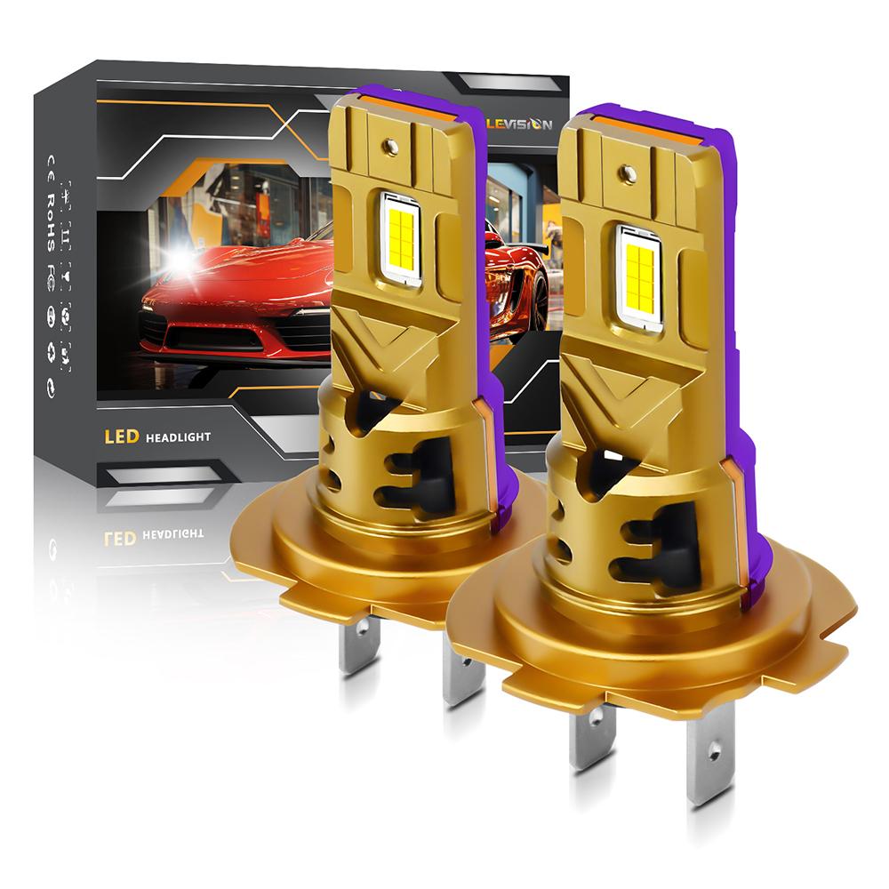 

1 Pair H7 LED Car Headlight Bulbs 35W 6500K IP68 Waterproof High Low Beam Headlamp A