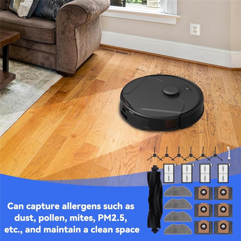 22 Pcs For Eufy X8 Pro Series Robot Vacuum Cleaner Replacement Parts X8 Pro Accessories Kit Main Brushes Brush NONE