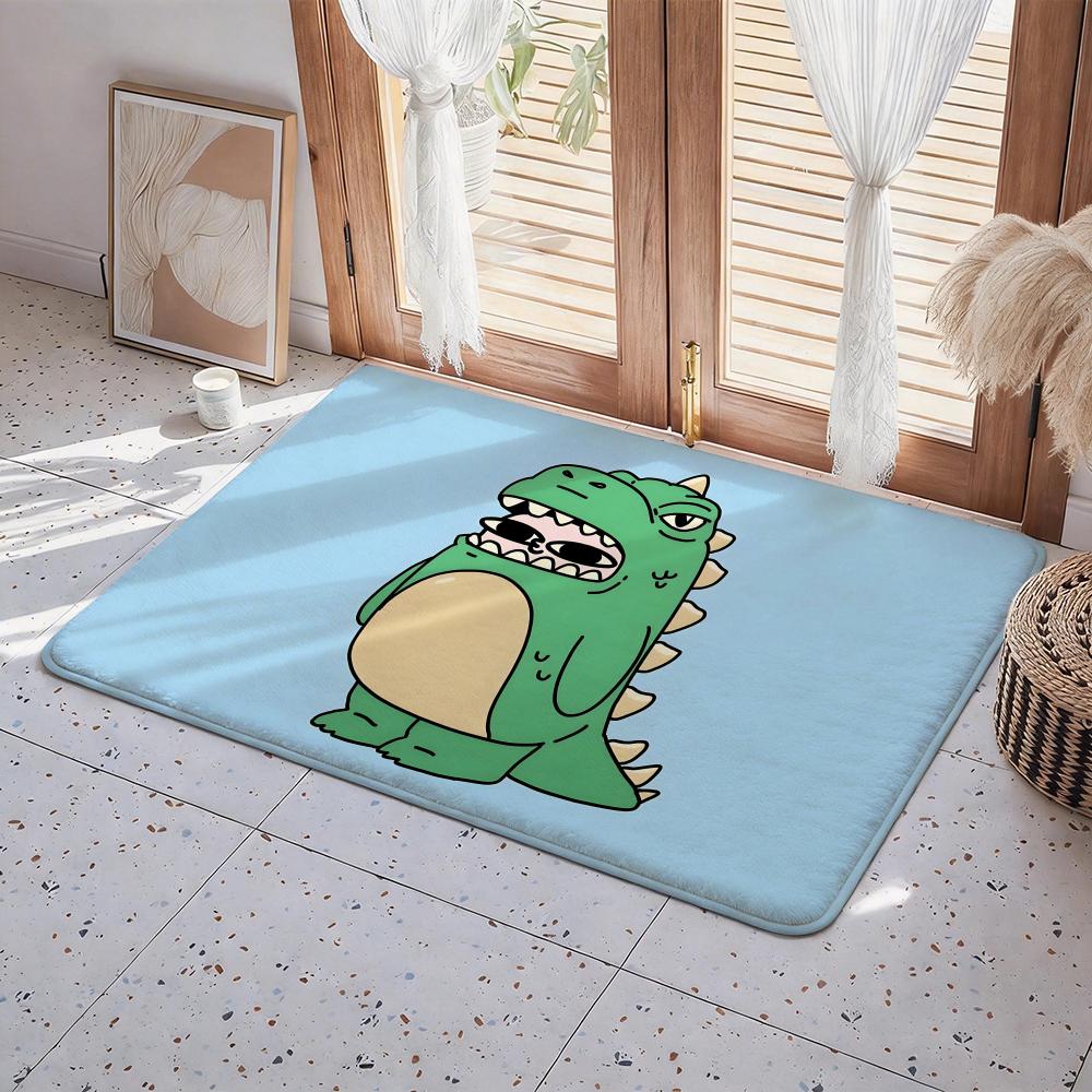 Character K Ketnipz Floor Mat Eco Flannel Doormat Non Slip Odorless Indoor Floor Rug Soft Short Plush Home Mat