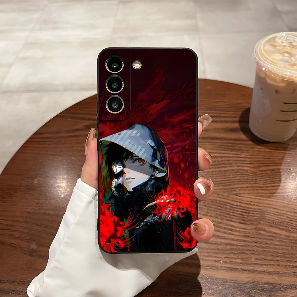Anime Cool Tokyo Ghoul Handyhülle Für Samsung S26 S24 Ultra S25 S23 Fe S22 S20 S21 Plus A54 A34 A53 A16 Rückseite