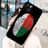 Madagascar Flag Phone Case For iPhone 12 11 13 14 15 16 Pro Max Plus Silicone Cover For iPhone XR X XS Max