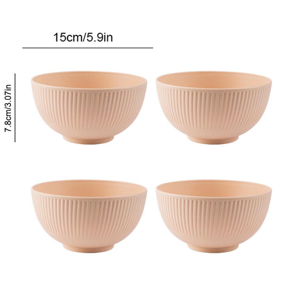 4/16Pcs Wheat Straw Tableware Set Eco Friendly Unbreakable Dinnerware Kitchen Cutlery Kids Dishes Eating Cutlery Camping