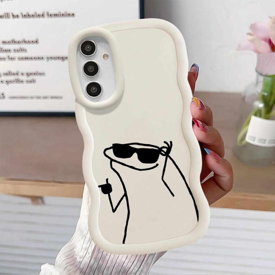 Case for Samsung Galaxy A14 A13 A15 A21s A11 A52 A12 A16 Soft Phone Cover A03 A22 A33 A23 A04 A06 A05 A53 Line People
