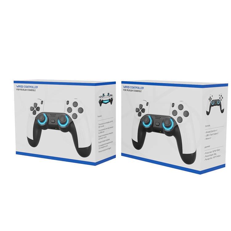 P5 Wired Controller with Macro Programming, Touchpad, Vibration, and Button Replacement
