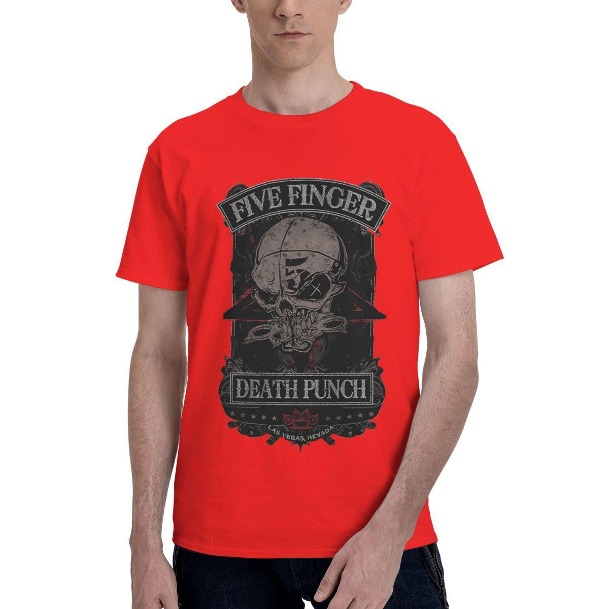 Skull Band 100 Cotton Casual Breathable Confortable Tshirt Mens Clothing Brands Men TShirt S