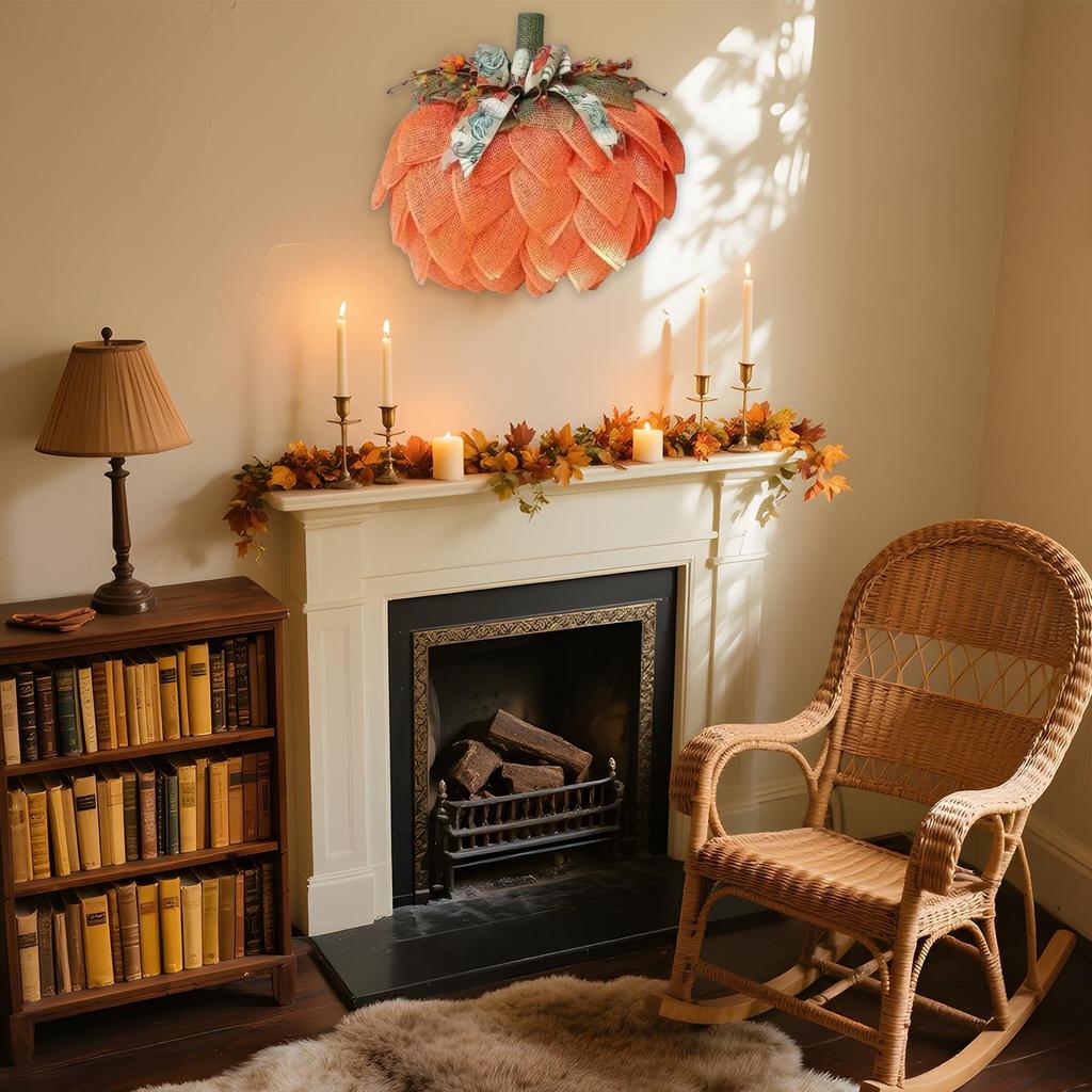 Halloween Wreaths for Front Door Pumpkin Decor Autumn Front Door Wreath Halloween Decorations Home Decor for Thanksgiving