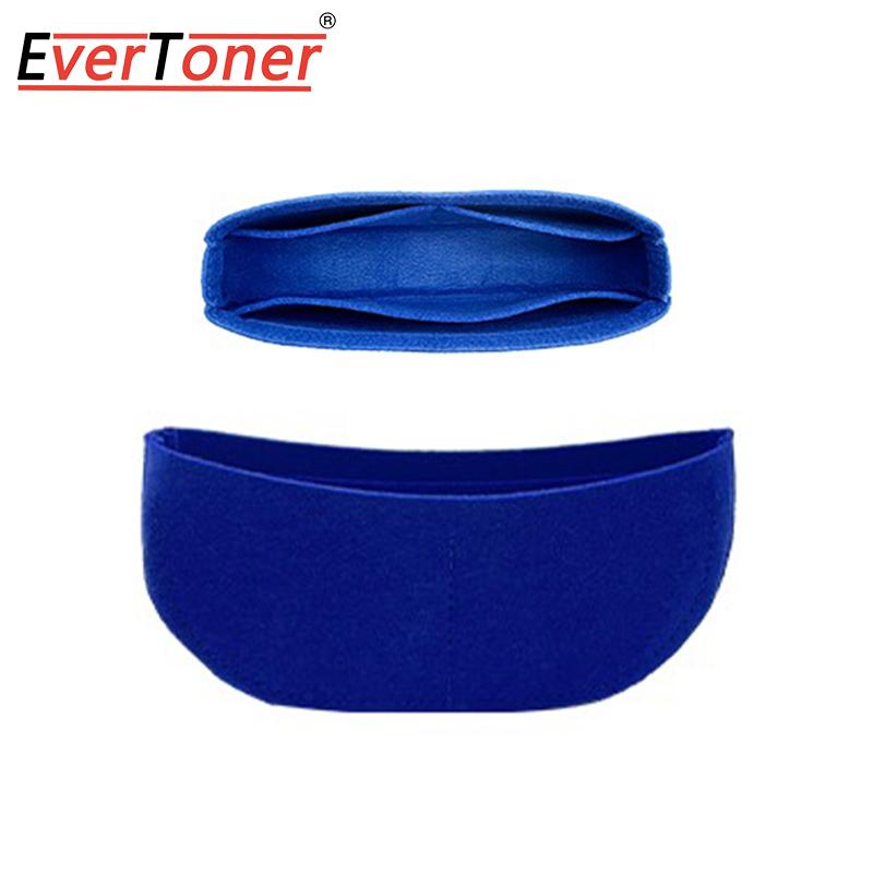 

EverToner New Durable Felt Insert Bag for L-pochette valley Bag Portable Multi-Pocket Inner Linner Travel Storage Bags
