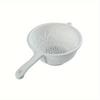 Food Washing Drain Colander with Handle Plastic Colander Strainer for Kitchen Kitchen Gadgets