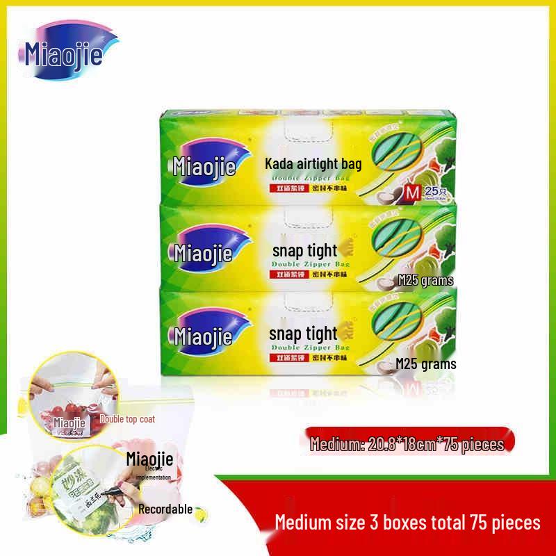 MiaoJie Medium Food Storage Freezer Bags