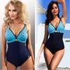 One-piece Swimwear for Women Mermaid Print Backless Swimsuit Monokini Sexy Bathing Suit Deep V Beach Swimming Suit New Arrival