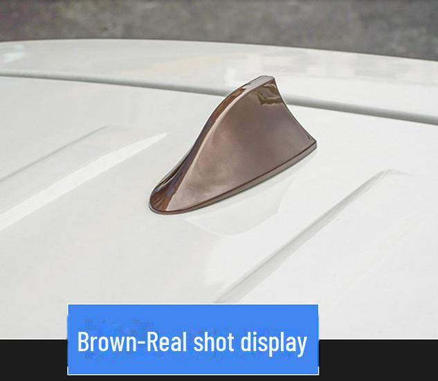 Shark Fin Antenna Car Roof Decoration Signal Radio Arc Color Fininantenna.